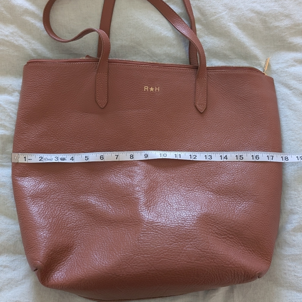Cuyana Brown Leather Tote - Picture 10 of 13
